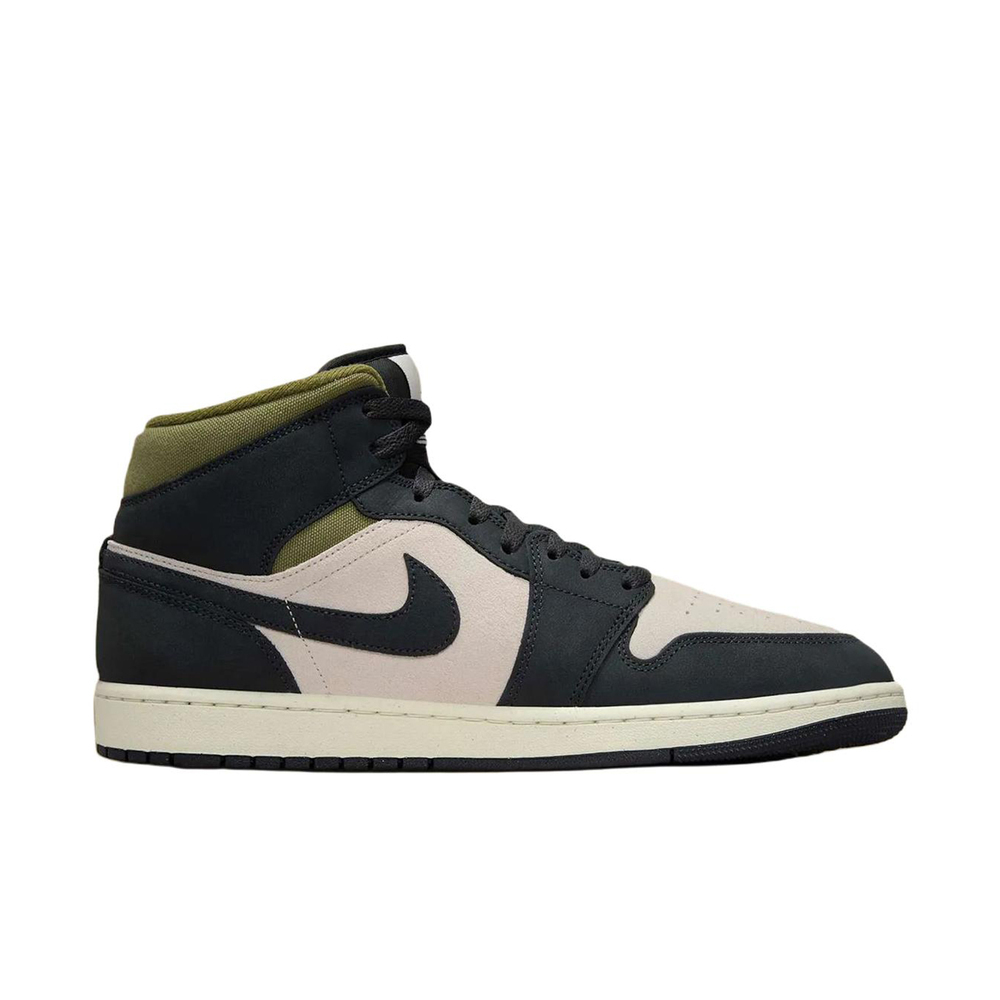 NIKE耐克男鞋AIR JORDAN 1 MID SE运动训练篮球鞋HV4091-102 - 图0