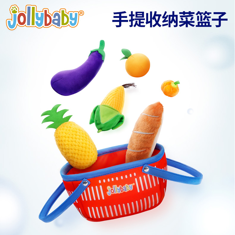 jollybaby过家家切水果蔬菜儿童玩具早教益智女孩宝宝0-1岁切切乐 - 图0