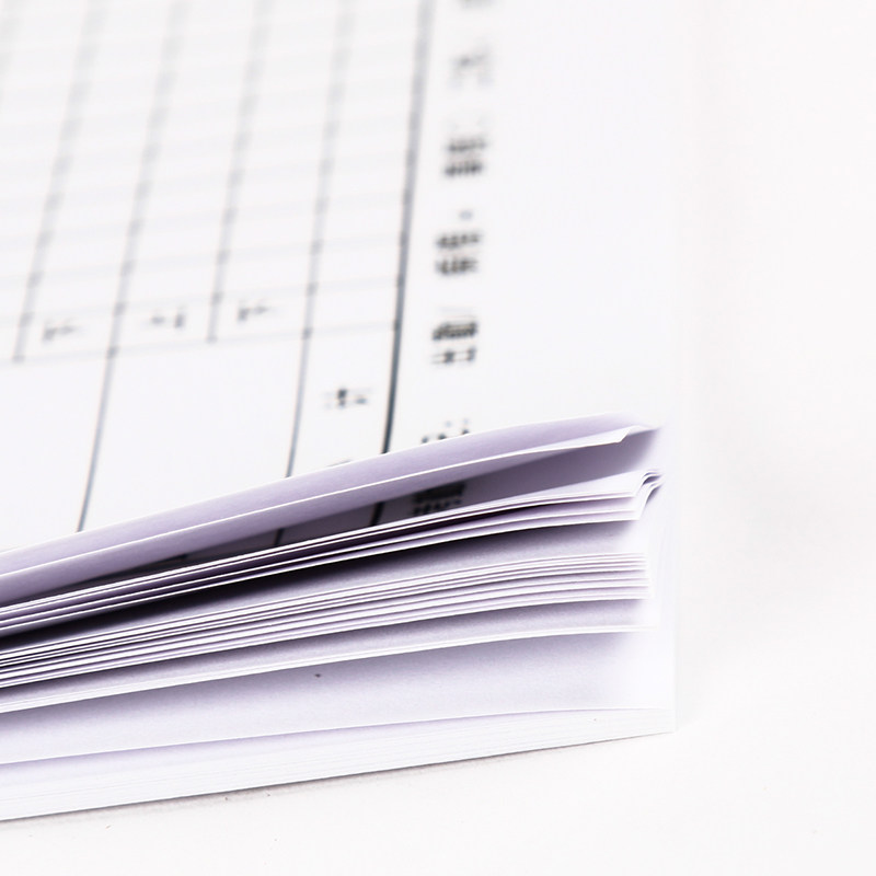 Qianglin 321-8K Large Attendance Form Attendance Book Financial Accounting Settlement Document 50 Office Supplies 380*266mm
