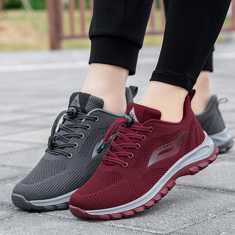 正品老人鞋男春秋季防滑软底网面爸爸一脚蹬中老年运动健步鞋飞织,淘宝优惠券,粉丝福利购,淘宝优惠卷