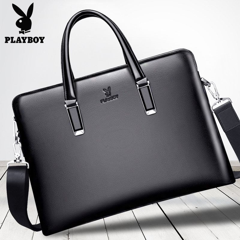 花花公子男包手提包商务 恒博箱包专营男士包袋