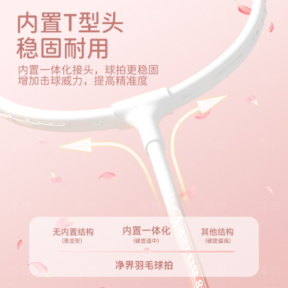 High-looking badminton racket