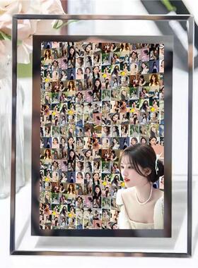 赵露思周边水晶玻璃相框摆台精美壁纸写真照片生日礼物送女生diy
