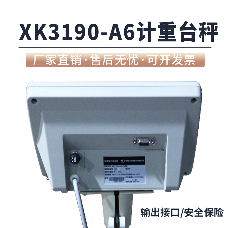 上海耀华XK3190-A6仪表电子秤称电子地磅显示器工业落地台秤100kg-图0