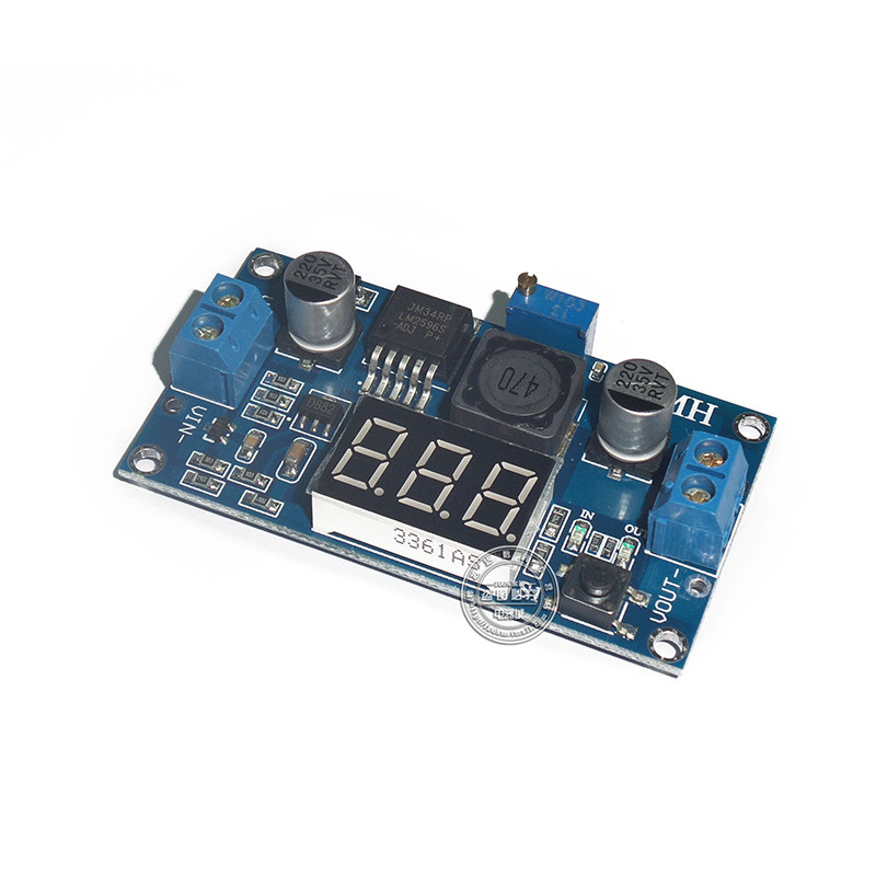 LM2596稳压模块 DC-DC可调稳压电源模块带电压表显示_虎窝淘