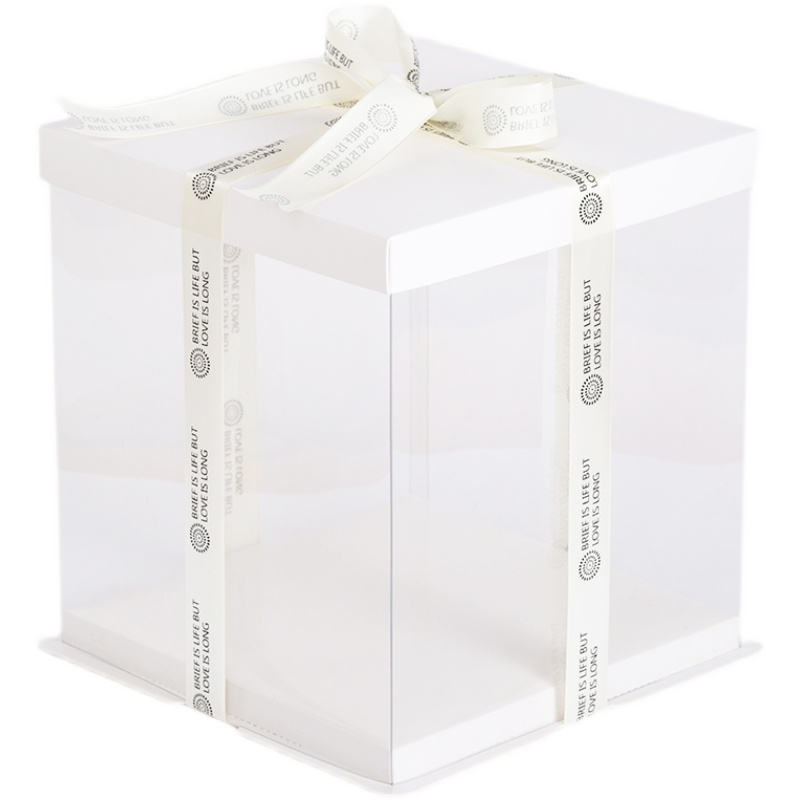 全透明生日蛋糕盒子4寸6寸7寸8寸9寸10寸 12双层加高烘焙手提单层,淘宝优惠券,粉丝福利购,淘宝优惠卷