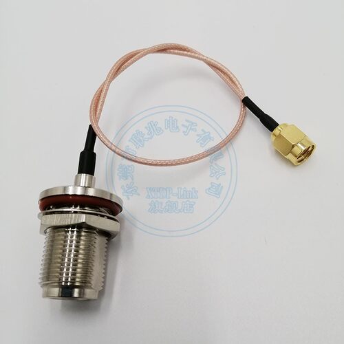 单牙N母头转SMA公头公针内螺纹内针转接线 M16型N-K转SMA-J防水射频连接延长馈线 室外AP防水盒连接线 - 图3