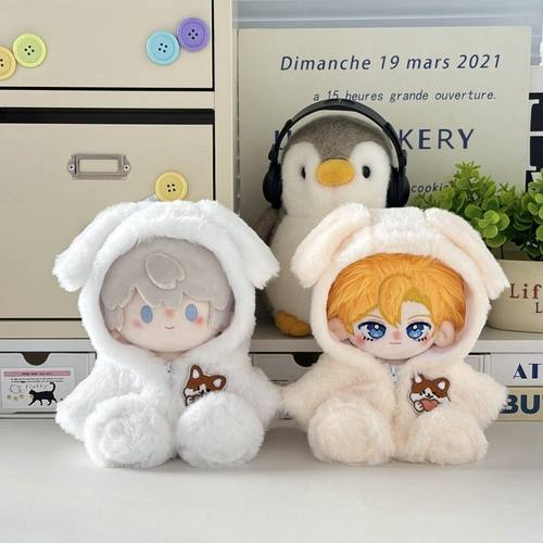 策策虎冬日狗狗10/15/20/40cm棉花娃娃衣服坐体替换无属性公仔服 - 图3