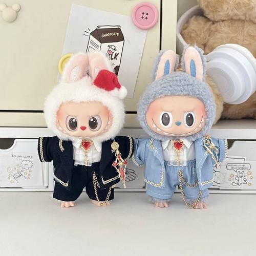 适合拉布搪胶娃娃17cm38cm37cm58cm布偶公仔娃衣绅士之魅仅衣无娃 - 图1