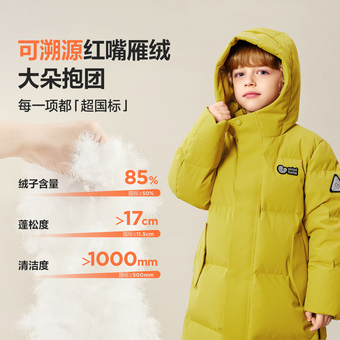 【香菇超级年货节】迷你巴拉巴拉羽绒服三防保暖儿童防风厚外套,淘宝优惠券,粉丝福利购,淘宝优惠卷