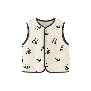 迷你巴拉儿童保暖背心男女童宝宝
