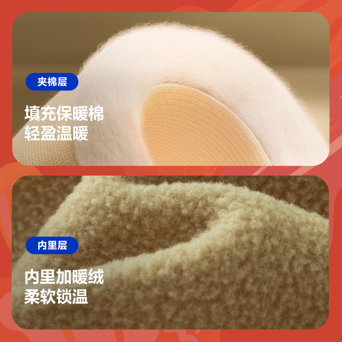 【非遗联名】迷你巴拉巴拉冬新款儿童2025新年棉服外套防水拜年服