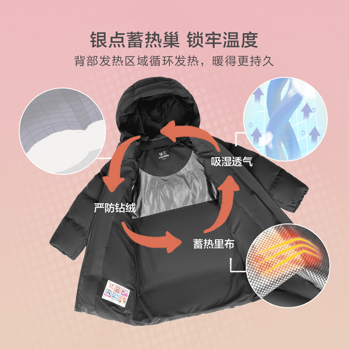  minibalabala羽绒服