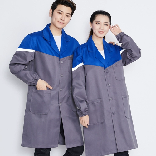 Длинная хлопковая униформа медсестры для работы, белая утепленная куртка, рабочая одежда