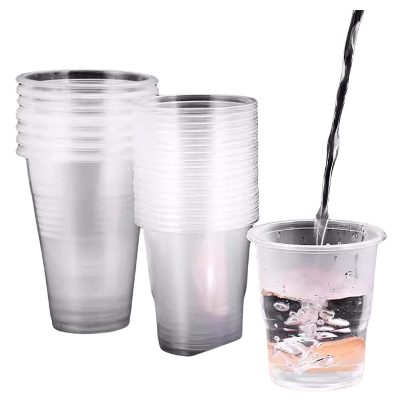 一次性杯商务杯子透明水杯家用整箱饮水塑料杯聚餐加厚家用商用,淘宝优惠券,粉丝福利购,淘宝优惠卷
