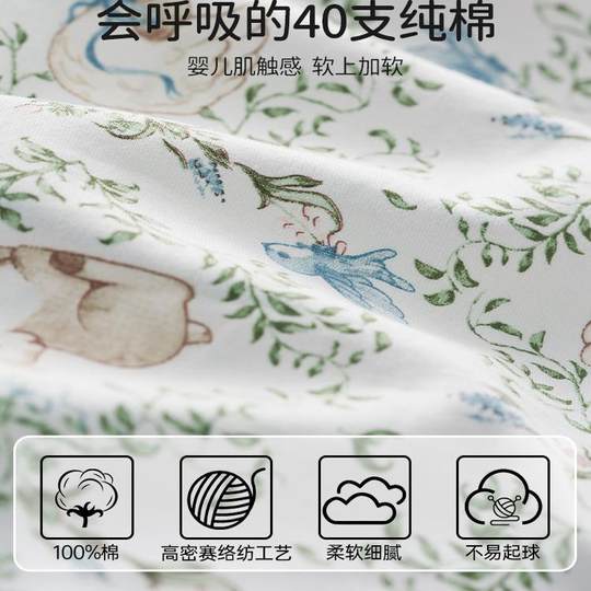 欧孕宝宝背心夏季套装男女孩薄款分体衣服儿童睡衣夏天纯棉a类