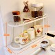 Desktop light luxury coffee cup holder cup storage rack