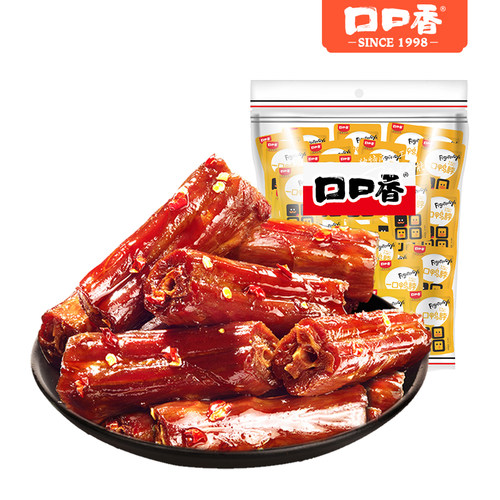 口口香酱鸭脖200g一口鸭脖手撕风干鸭脖子即食熟食辣味解馋小零食 - 图3