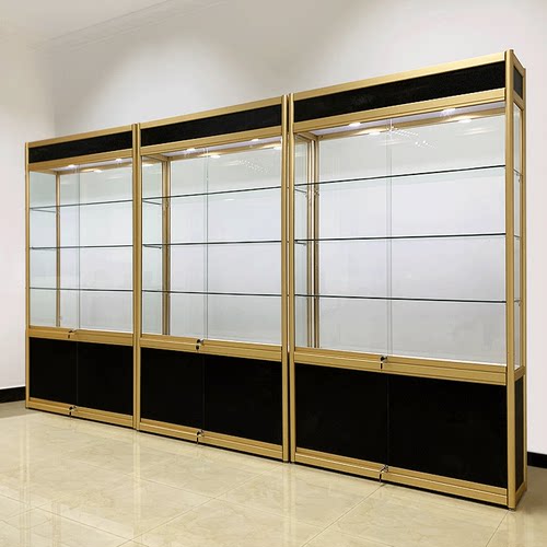 样品展示架办公用品礼品玩具柜珠宝陈列柜精品货架产品展示柜玻璃 - 图1