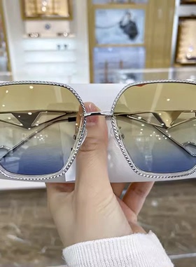 帕莎2023年新款太阳镜明星同款金属大框韩版潮时尚墨镜男女PS2066