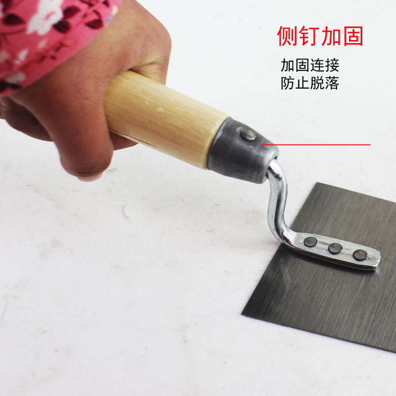 泥工抹刀抹灰泥工新工具灰匙锰钢抹泥刀铺砖贴瓷砖灰铲刀瓦工 - 图2