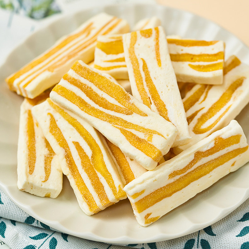 品铺掌柜轻乳奶香芒果干蜜饯牛乳奶香芒果奶糕500g奶砖水果干零食,淘宝优惠券,粉丝福利购,淘宝优惠卷