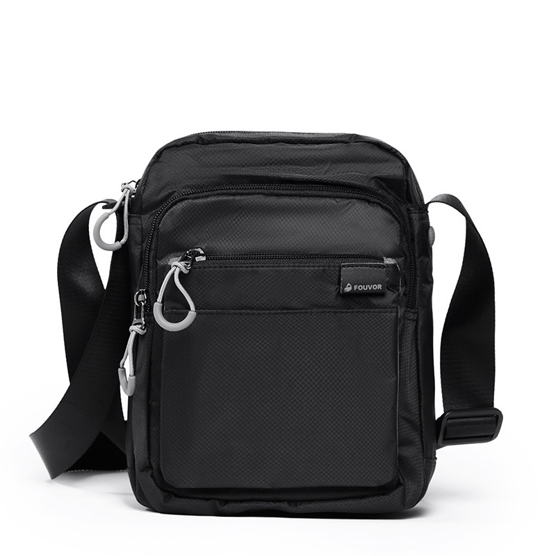 休闲多层牛津布运动中年女士斜挎包 fouvor箱包女士包袋