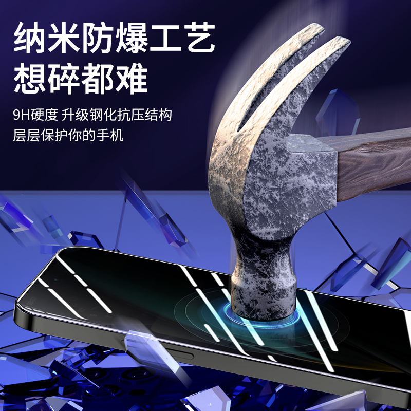 适用OPPOK11钢化膜K12防窥膜K11x全屏覆盖k12x手机k11防窥OPPO5G新款OPK贴膜0PP0防偷窥x5g防摔115g蓝光k125g - 图2