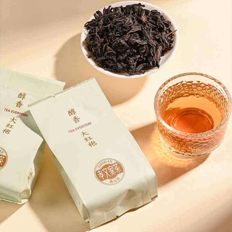 孝文家茶醇香大红袍武夷岩茶口粮茶乌龙茶新茶茶叶试饮装 - 图1