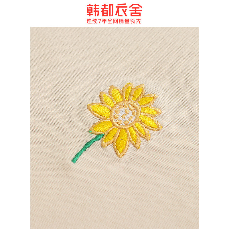 韩都衣舍2020夏装新款宽松圆领t恤 韩都衣舍秀衣莲T恤