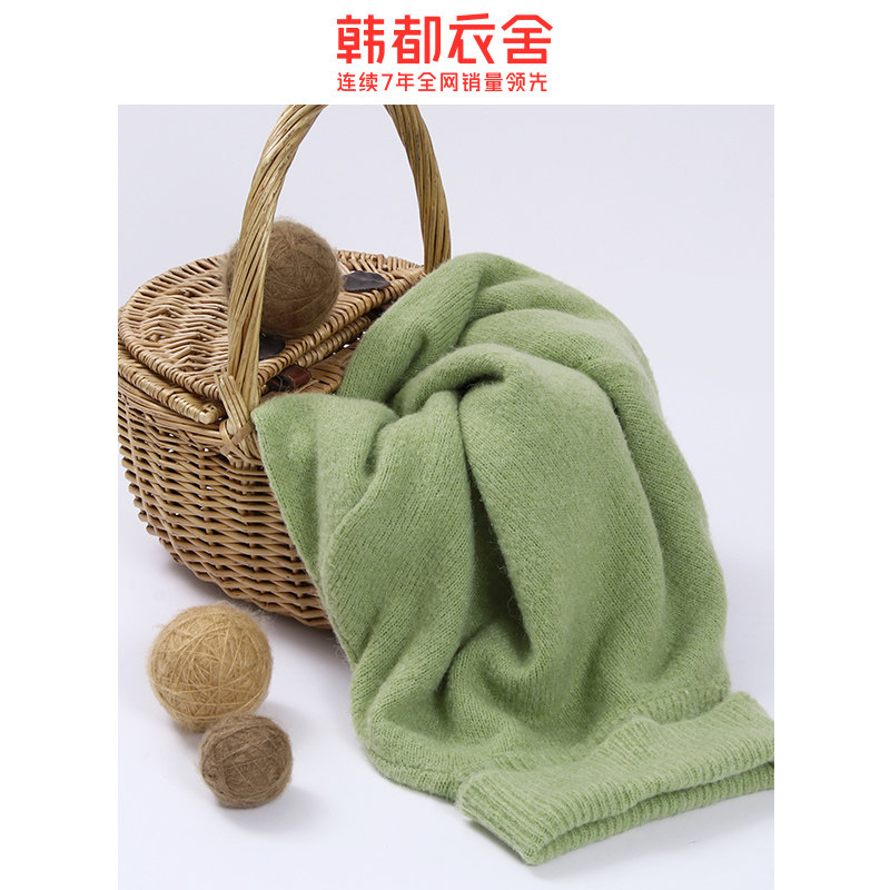 韩都衣舍2020秋季新款韩版慵懒毛衣 韩都衣舍秀衣莲毛针织衫