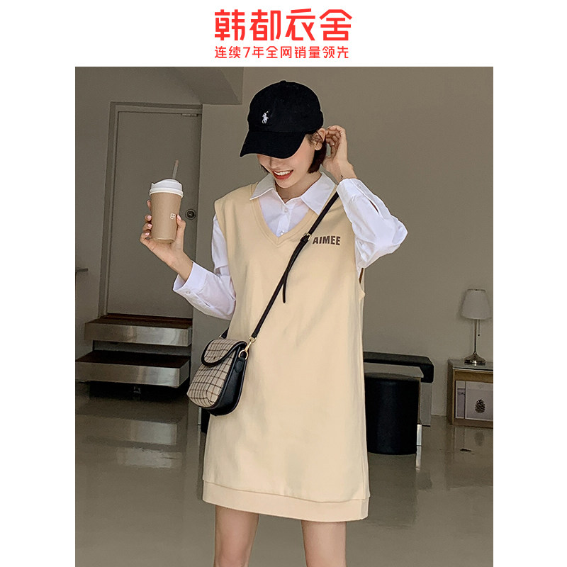 韩都衣舍2020秋装新款韩版女连衣裙 韩都衣舍秀衣莲连衣裙