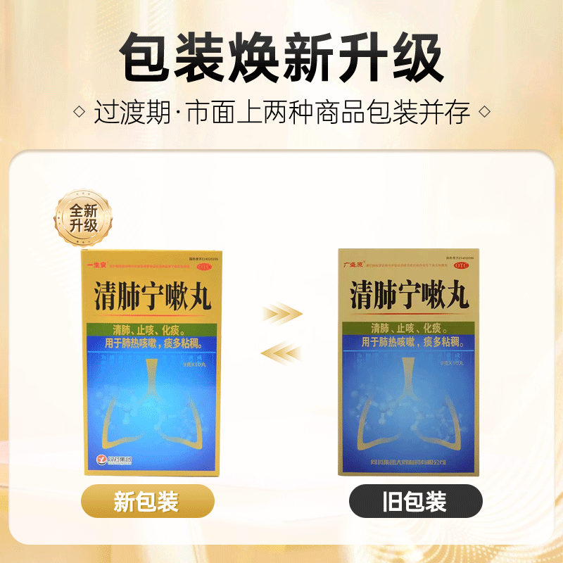 广盛原 清肺宁嗽丸 9g*10丸/盒止咳化痰化痰肺热咳嗽清肺止咳 - 图3