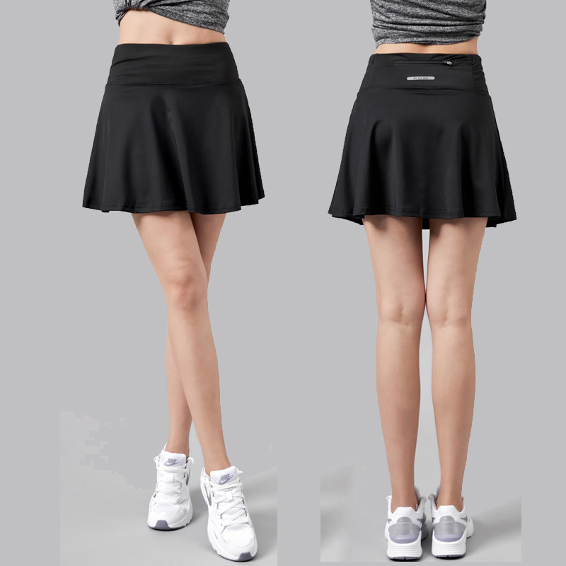 羽毛球服女夏季速干网球半身跑步短裙瑜伽健身透气运动裙裤假两件,淘宝优惠券,粉丝福利购,淘宝优惠卷