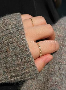 戒指K金破价捡漏不掉色