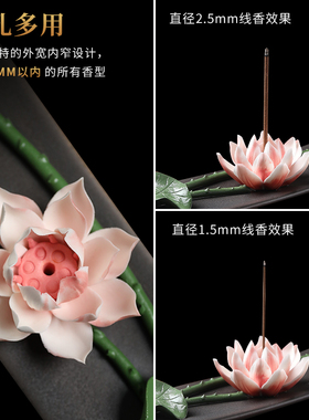 可定制的手工莲花香插