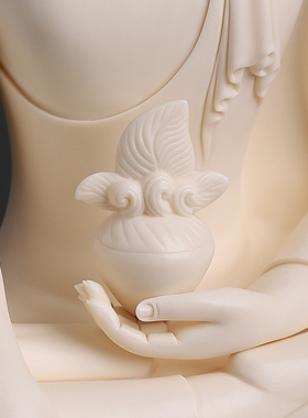 东方泥土《药师佛》陶瓷客厅摆件