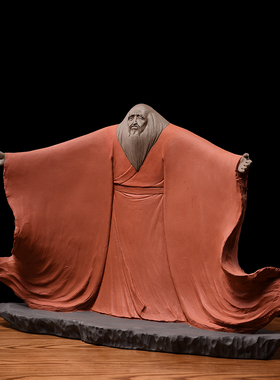 东方泥土《上善若水》陶瓷摆件