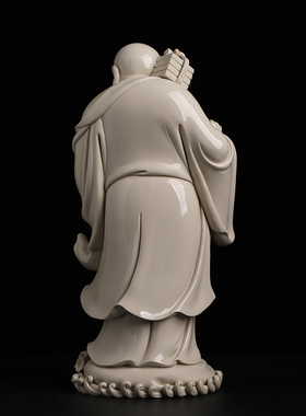 福气满满陶瓷弥勒佛家居客厅摆件