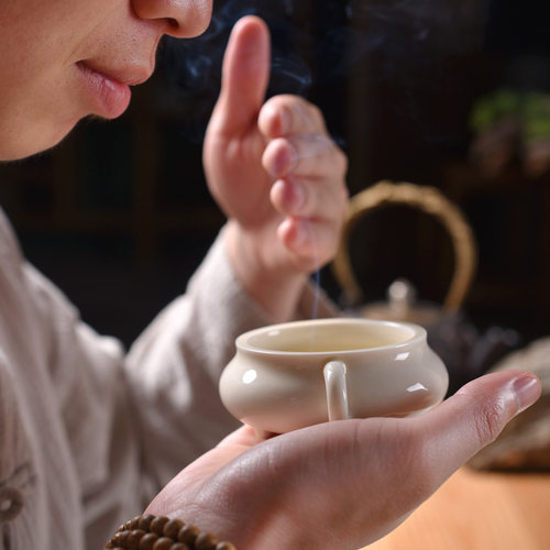东方泥土香炉家用室内檀香盘香炉禅意供佛熏香薰炉/三足小烛龙炉 - 图2