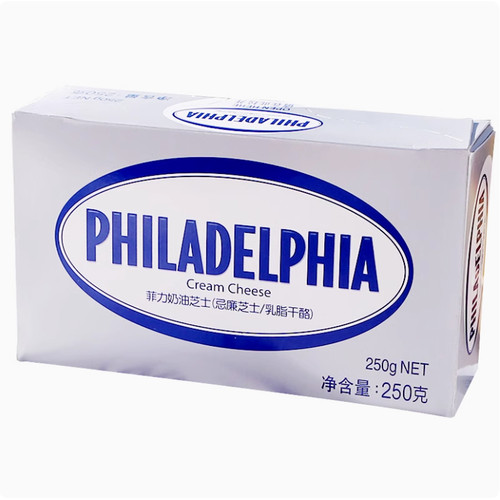 卡夫菲力奶油奶酪250g忌廉芝士乳酪蛋糕烘焙原料奶油芝士乳脂干酪 - 图3