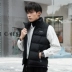 Áo vest nam mùa thu đông cổ áo vest phiên bản Hàn Quốc của xu hướng áo khoác cotton dày ấm áp cho nam - Dệt kim Vest áo len mỏng Dệt kim Vest