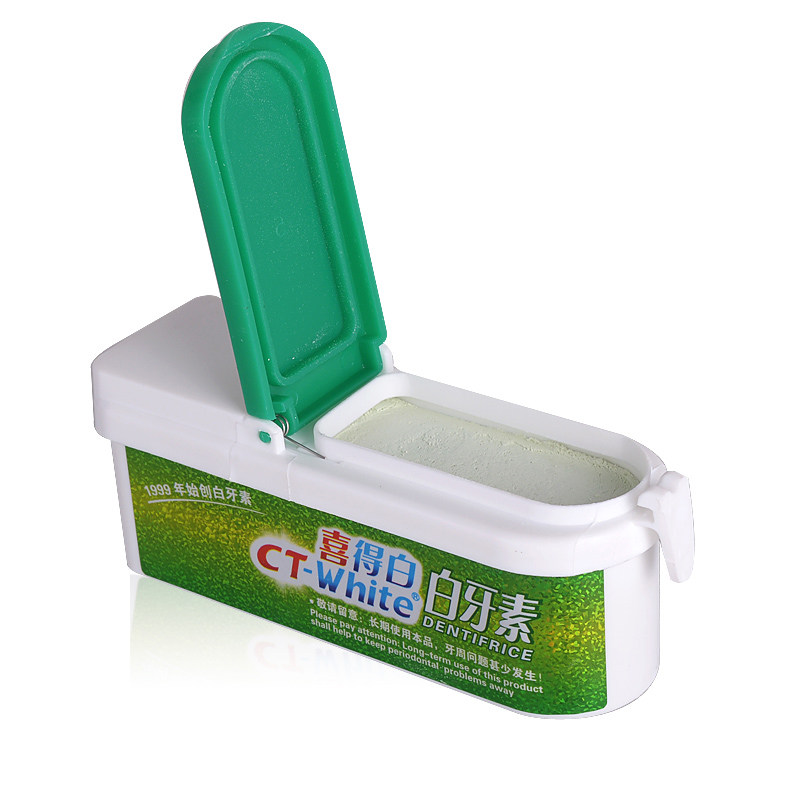 喜得白白牙素刷牙粉口臭38g美牙粉 宜铭居家日用牙粉