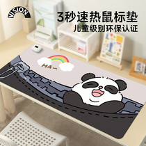 Cute Panda Heating Mouse Pad Extra-large Fever Warm Table Mat Office Mat Desktop Computer Keyboard Electric Hot Plate Warm Hand Table Mat