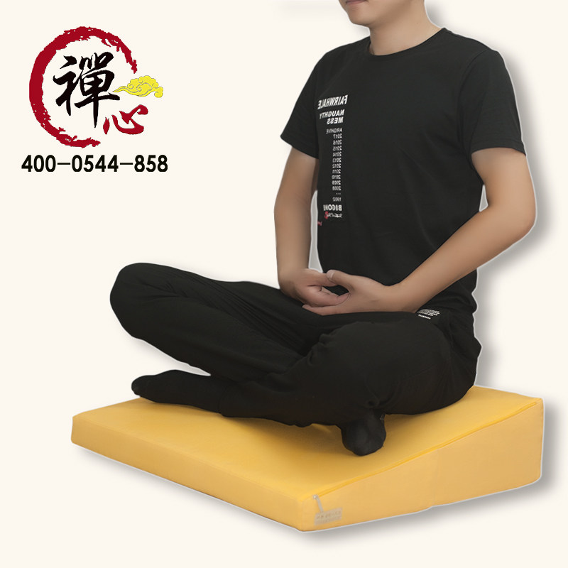 斜坡打坐垫 禅修垫 加厚便携家用静坐参禅蒲团坐垫大拜垫 跪拜垫