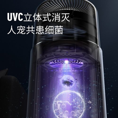 uah有哈宠物空气净化器吸猫狗毛去浮毛神器全自动养宠专用除臭菌-图0