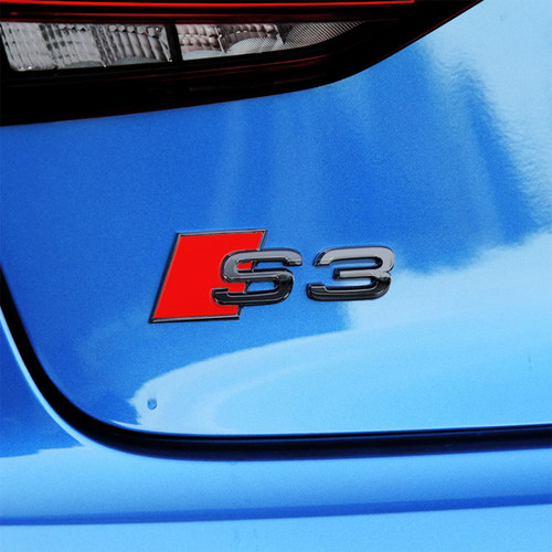 奥迪RS3 S4 S5 S6 S7 R8车标 黑色后尾标 RSQ3 SQ5 RSQ7 TTRS贴标 - 图2