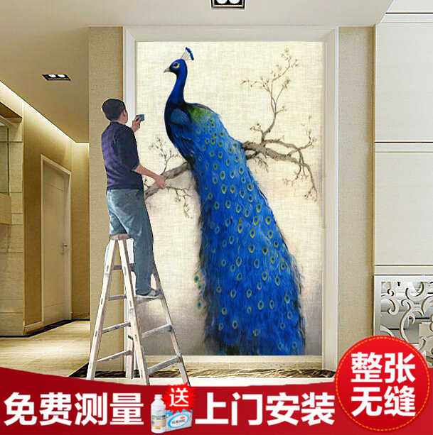 孔雀图案壁纸 新人首单立减十元 22年1月 淘宝海外 孔雀图案壁纸 新人首单立减十元 22年1月 淘宝海外