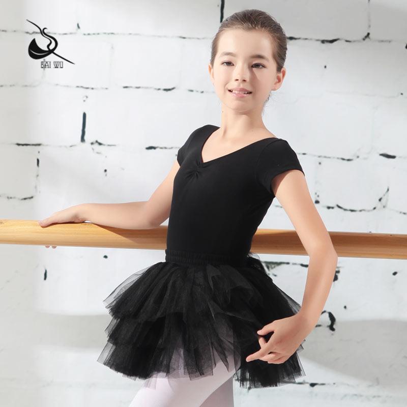 柏屋芭蕾舞蹈儿童半身纱裙蓬蓬裙表演演出体服外搭裙116243511-图2