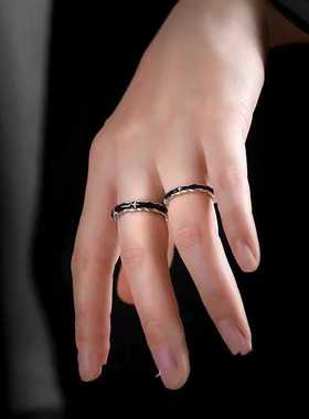 纪念礼物情侣戒指小众设计感